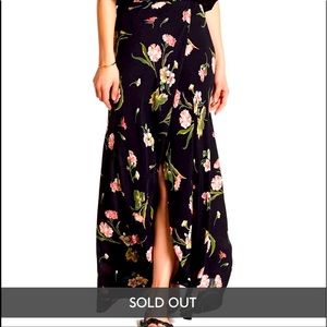 Flynn Skye High Low maxi Skirt size small